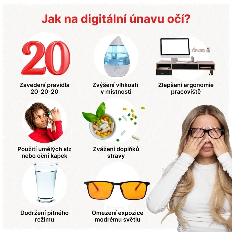 Jak na digitální únavu očí